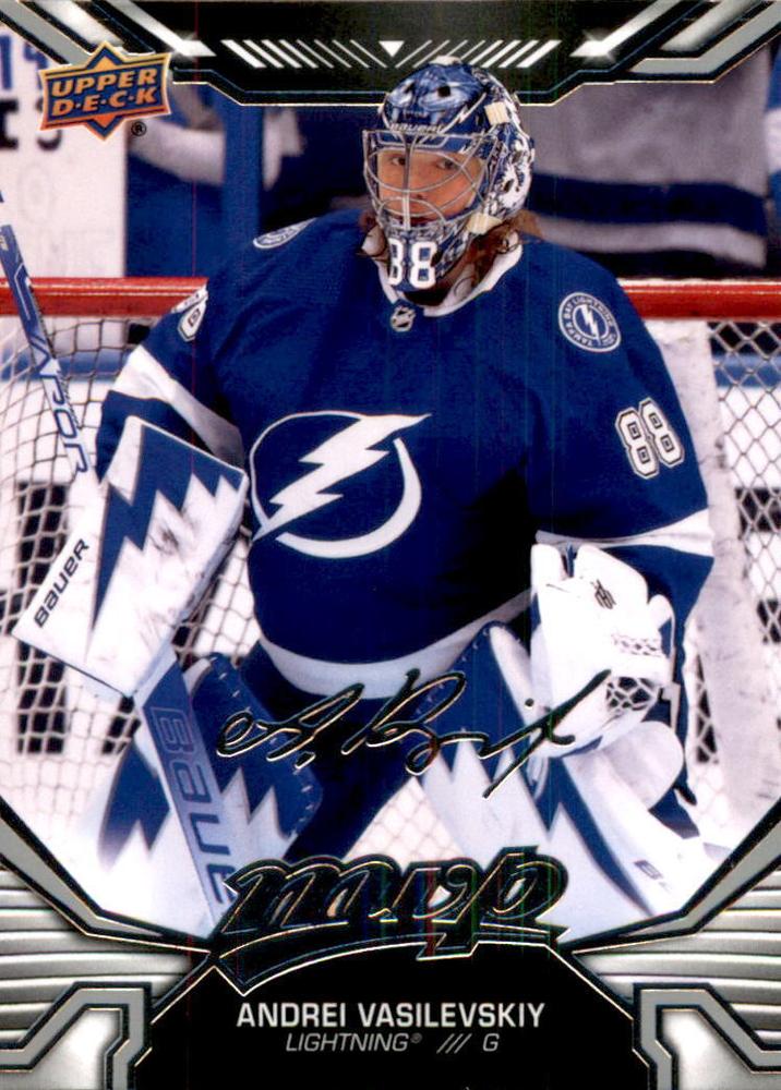 Andrei Vasilevskiy #27 Tampa Bay Lightning | 2022-23 Upper Deck MVP Silver Script