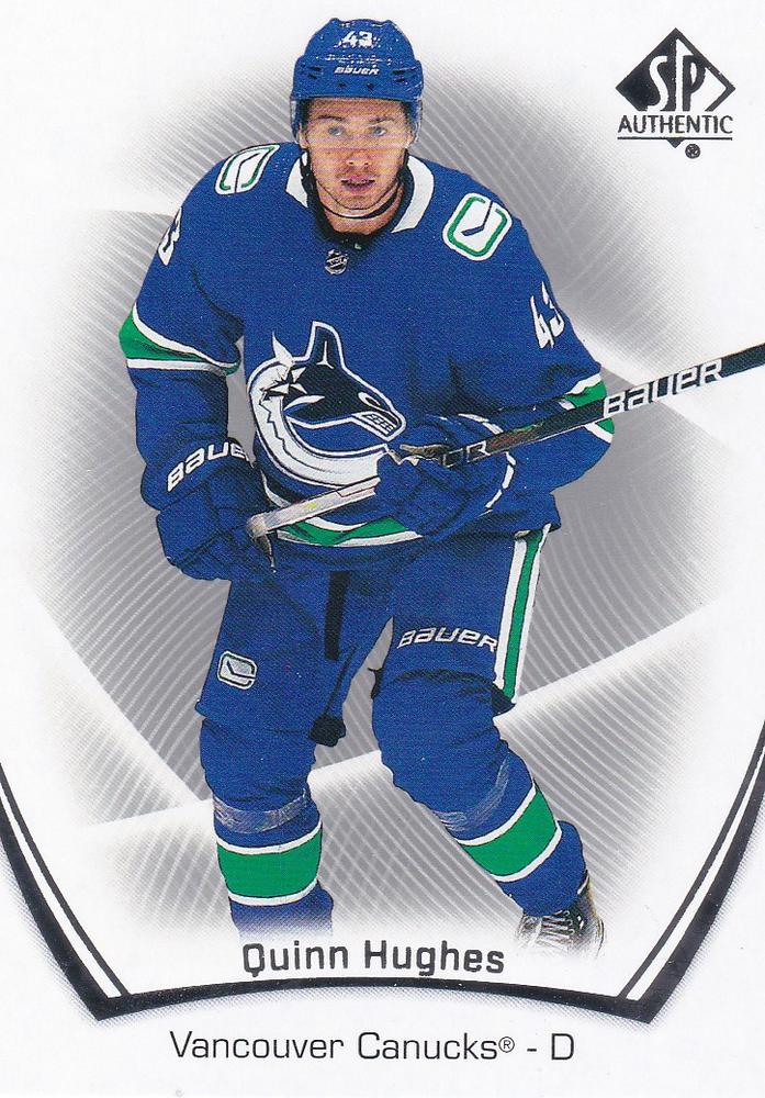 Quinn Hughes #27 Vancouver Canucks | 2021-22 SP Authentic