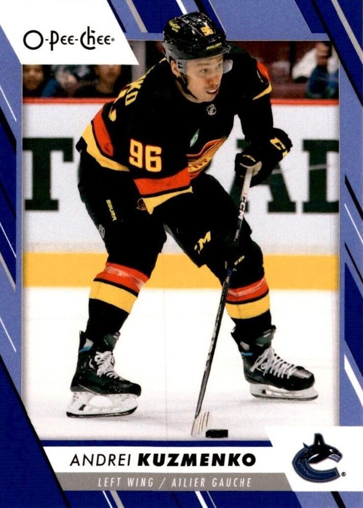 Andrei Kuzmenko #27 Vancouver Canucks | 2023-24 O-Pee-Chee Blue Border