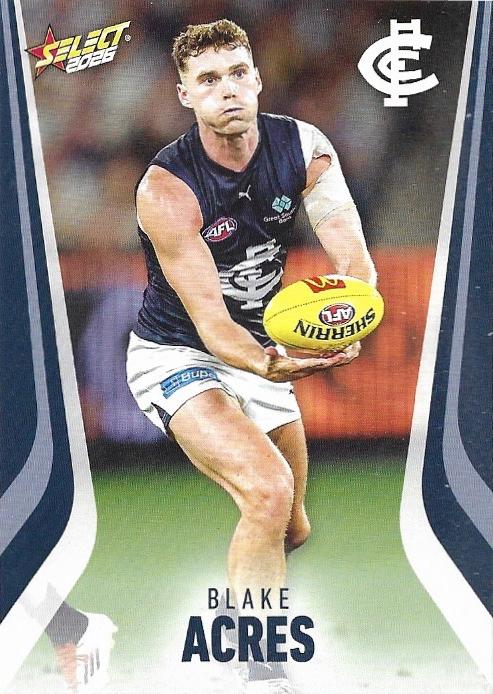 Blake Acres #27 Carlton Blues | 2026 Select AFL Footy Stars
