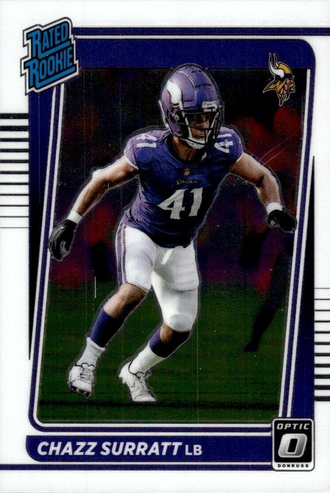 Chazz Surratt #280 Minnesota Vikings | 2021 Donruss Optic | NFL Football
