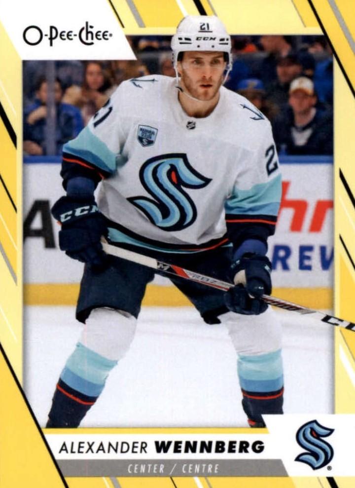 Alexander Wennberg #280 Seattle Kraken | 2023-24 O-Pee-Chee Yellow Border