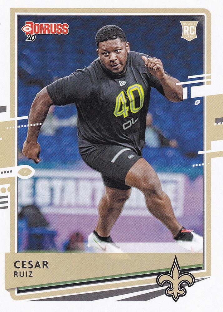 Cesar Ruiz #281 New Orleans Saints | 2020 Panini Donruss | NFL Football