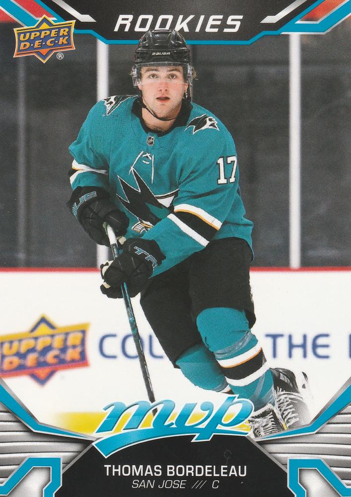Thomas Bordeleau Rookie #281 San Jose Sharks | 2022-23 Upper Deck MVP