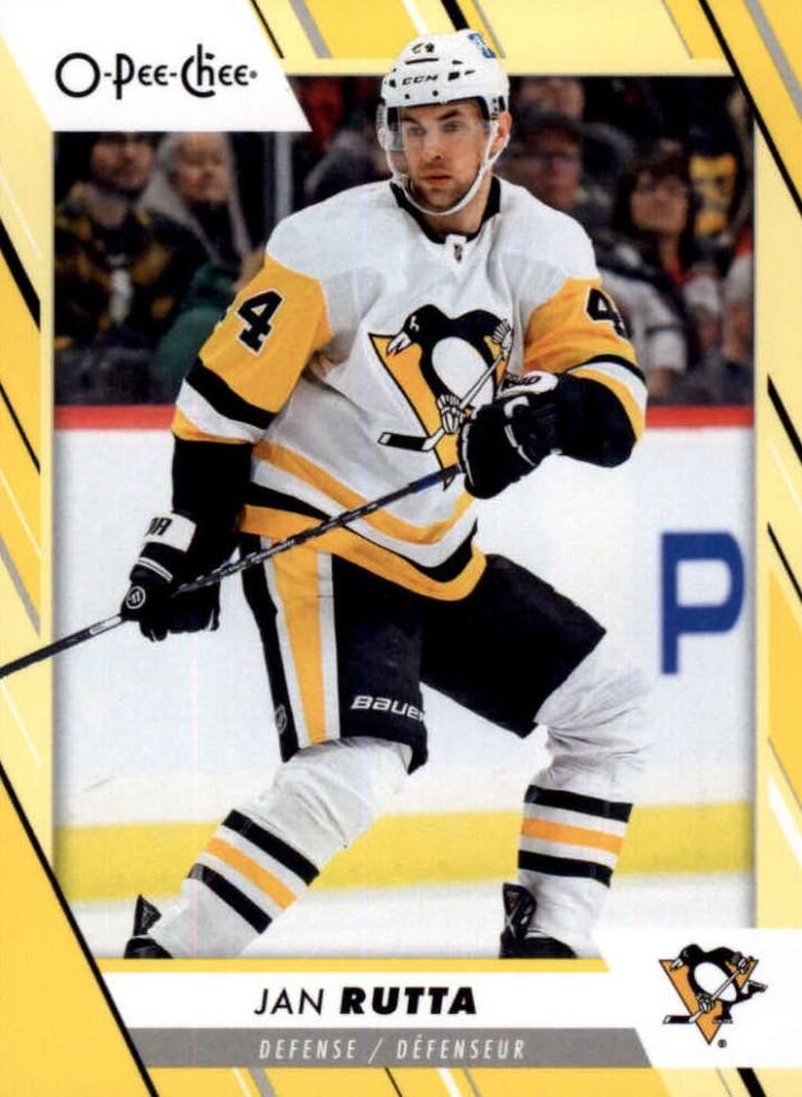 Jan Rutta #281 Pittsburgh Penguins | 2023-24 O-Pee-Chee Yellow Border