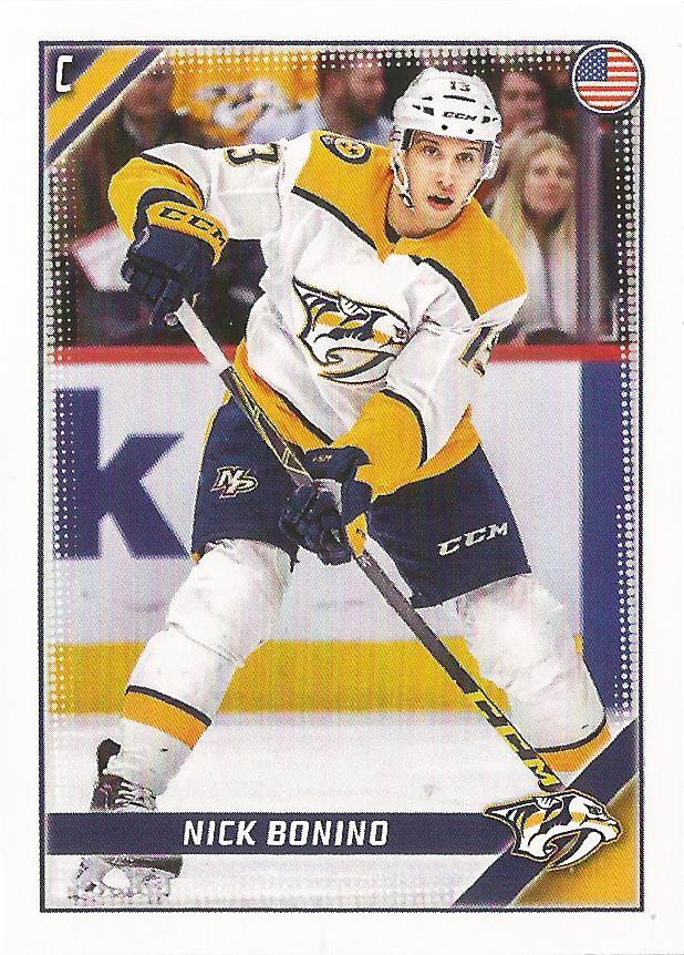 Nick Bonino #283 Nashville Predators | 2019-20 Topps NHL Sticker Collection