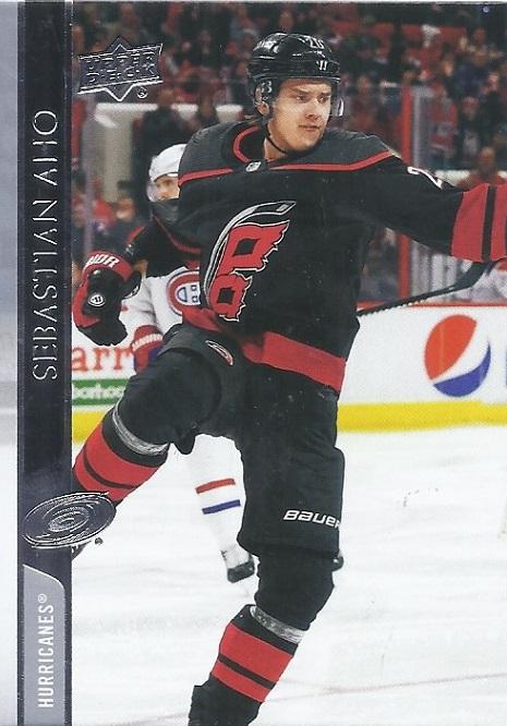 Sebastian Aho #283 Carolina Hurricanes | 2020-21 Upper Deck