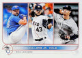 AL ERA Leaders (Robbie Ray / Lance McCullers Jr. / Gerrit Cole) #283 Multi-Team | 2022 Topps