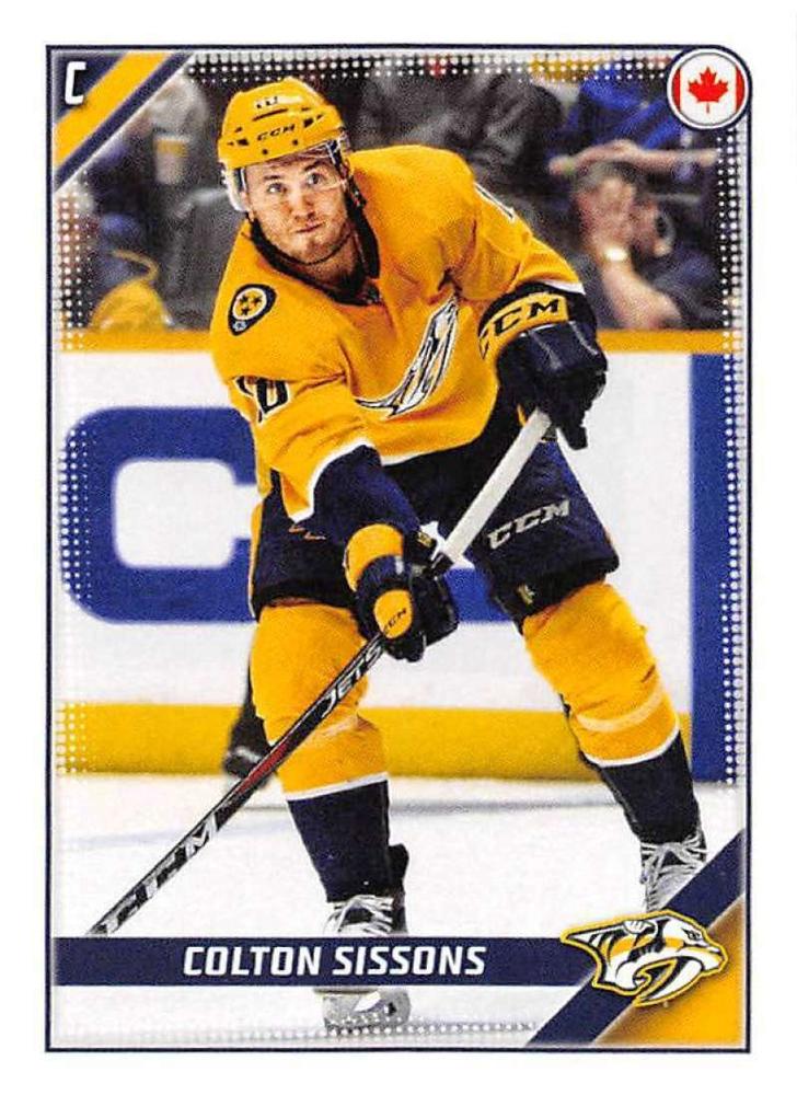 Colton Sissons #284 Nashville Predators | 2019-20 Topps NHL Sticker Collection