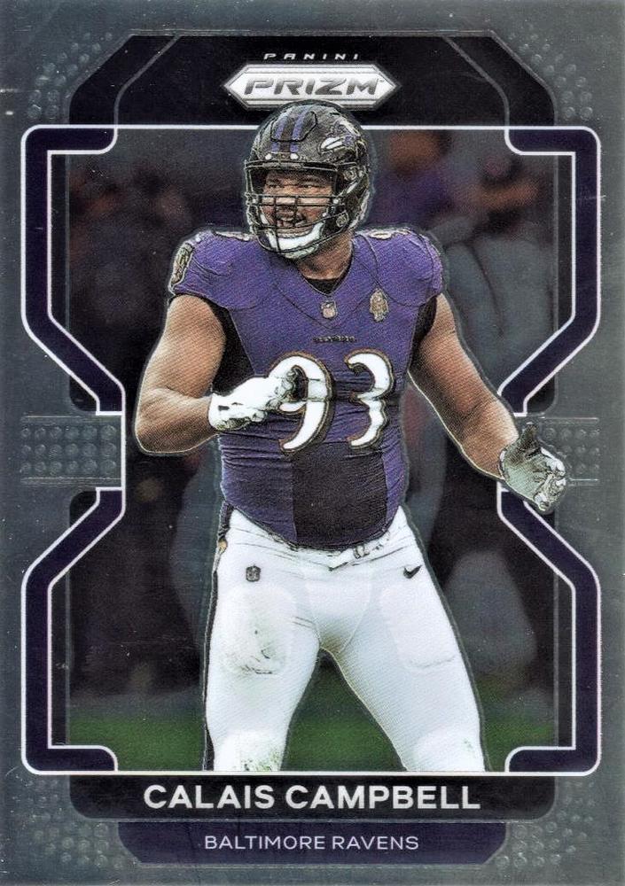 Calais Campbell #284 Baltimore Ravens | 2021 Panini Prizm | NFL Football