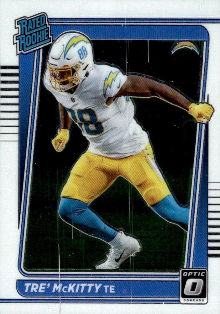 Tre' McKitty #284 Los Angeles Chargers | 2021 Donruss Optic | NFL Football