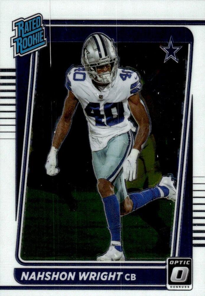 Nahshon Wright #285 Dallas Cowboys | 2021 Donruss Optic | NFL Football