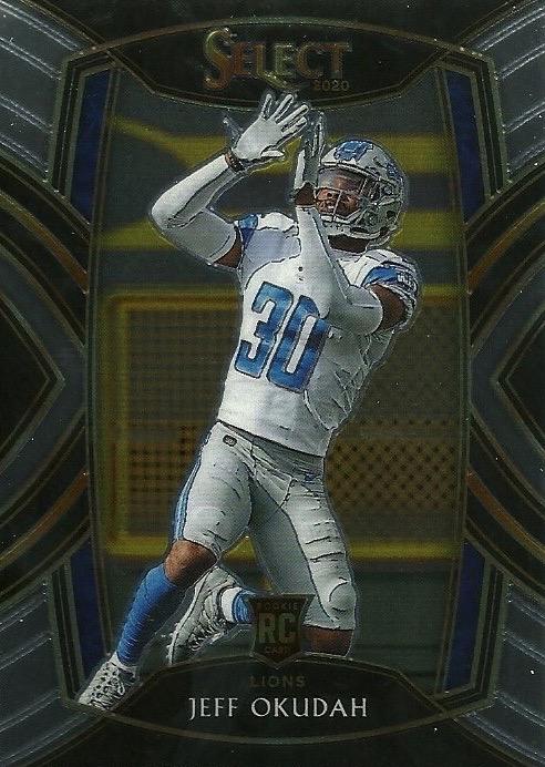 Jeff Okudah #286 Detroit Lions | 2020 Panini Select |  | NFL Football