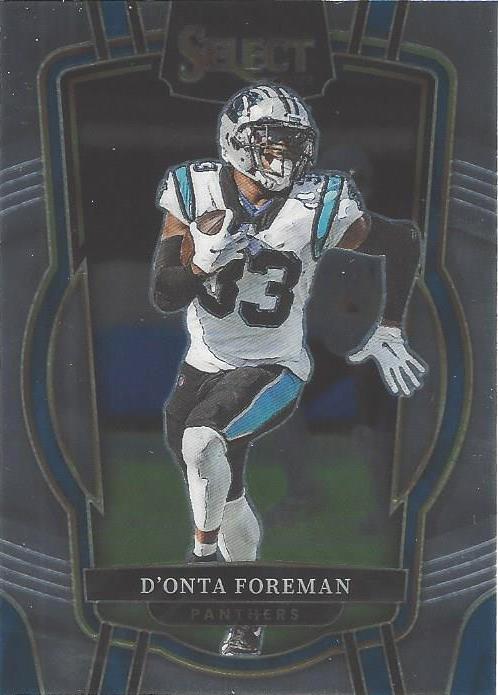D'Onta Foreman #286 Carolina Panthers | 2022 Panini Select | NFL Football