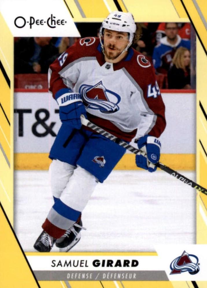 Samuel Girard #286 Colorado Avalanche | 2023-24 O-Pee-Chee Yellow Border