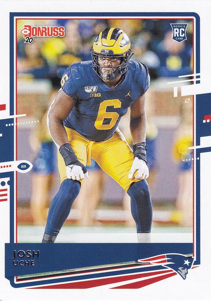 Josh Uche #287 New England Patriots | 2020 Panini Donruss | NFL Football