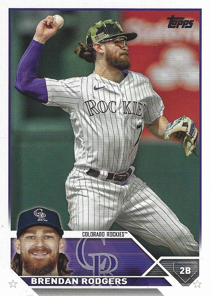 Brendan Rodgers #287 Colorado Rockies | 2023 Topps