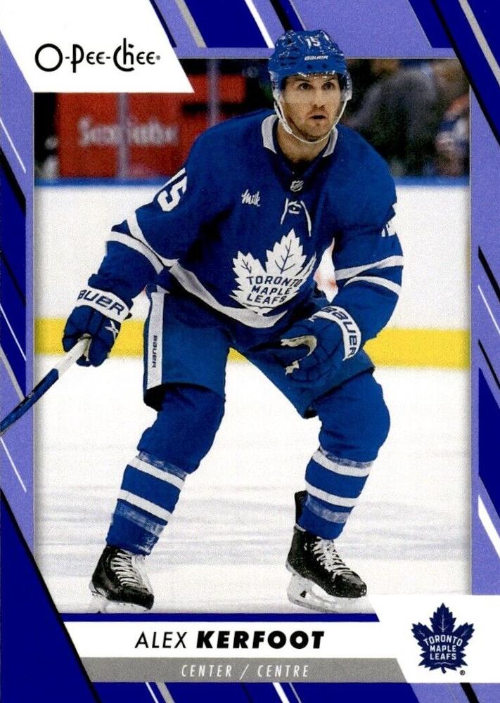 Alex Kerfoot #287 Toronto Maple Leafs | 2023-24 O-Pee-Chee Blue Border