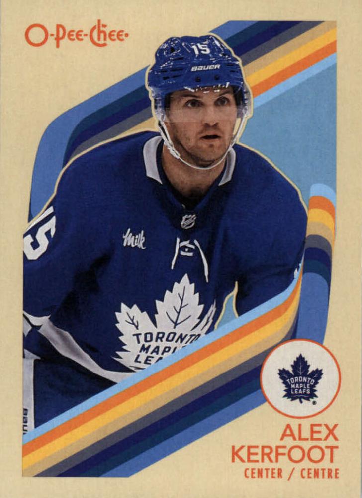 Alex Kerfoot #287 Toronto Maple Leafs | 2023-24 O-Pee-Chee Retro