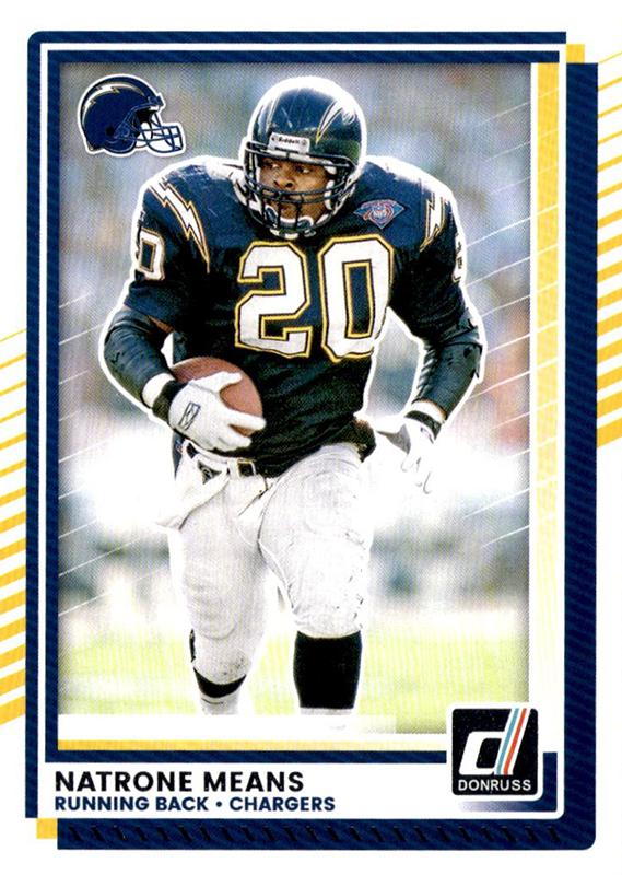 Natrone Means #288 San Diego Chargers | 2025 Donruss | NFL Football