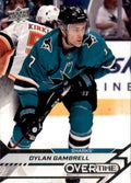 Dylan Gambrell #28 San Jose Sharks | 2020-21 Upper Deck Overtime