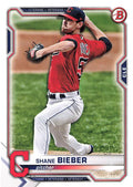 Shane Bieber #28 Cleveland Indians | 2021 Bowman