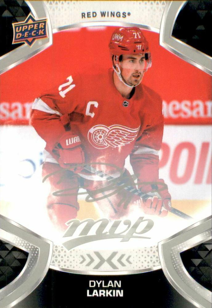 Dylan Larkin #28 Detroit Red Wings | 2021-22 Upper Deck MVP Silver Script