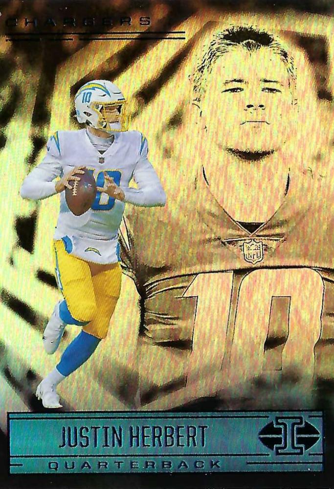 Justin Herbert #28 Los Angeles Chargers | 2021 Panini Illusions | NFL Football