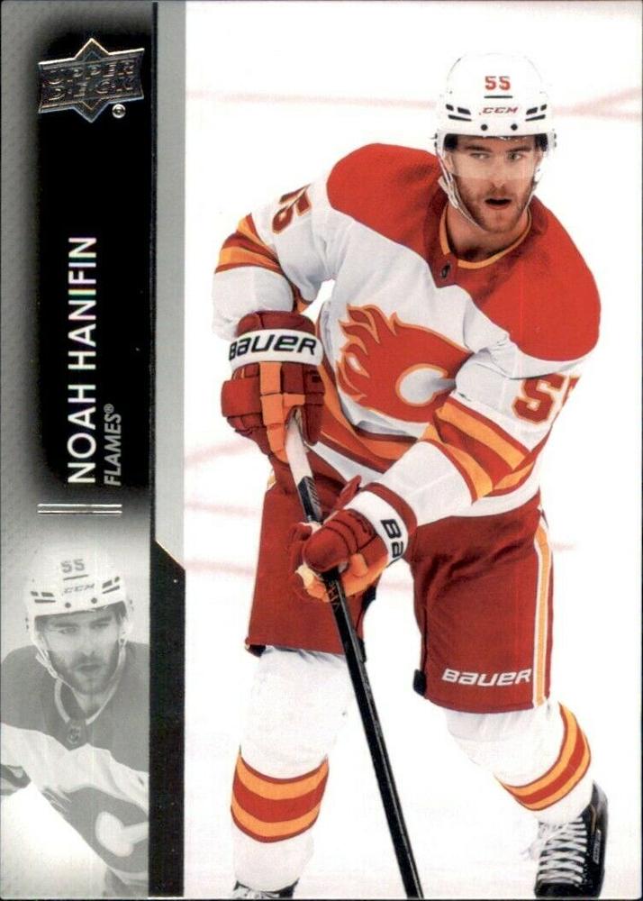 Noah Hanifin #28 Calgary Flames | 2021-22 Upper Deck