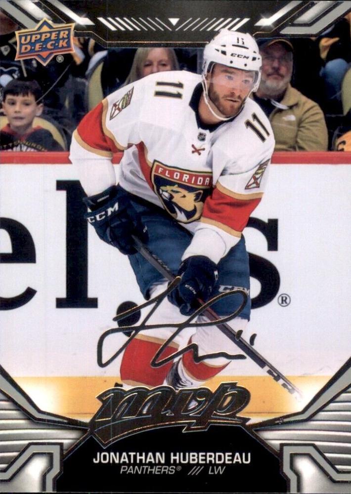 Jonathan Huberdeau #28 Florida Panthers | 2022-23 Upper Deck MVP Silver Script