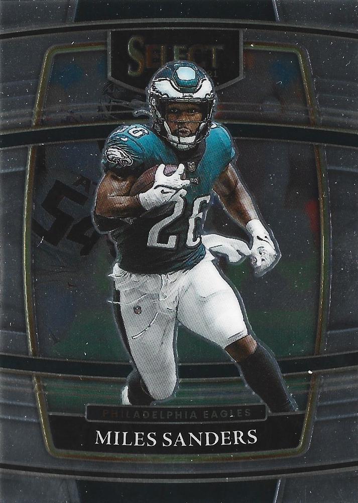 Miles Sanders #28 Philadelphia Eagles | 2021 Panini Select |  | NFL Football