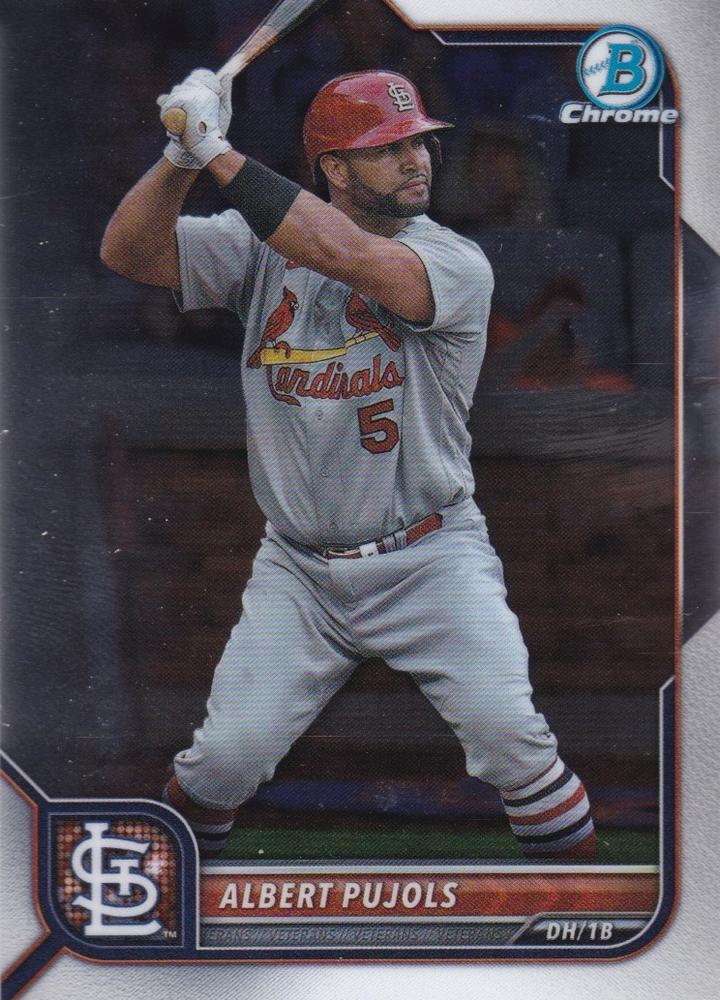 Albert Pujols #28 St. Louis Cardinals | 2022 Bowman Chrome