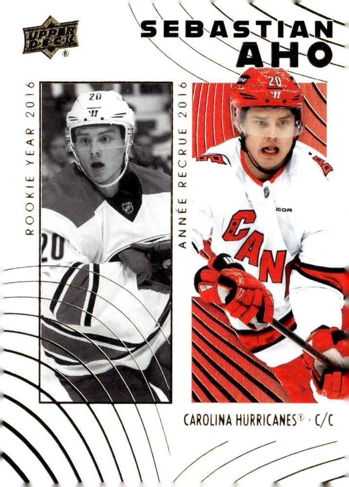 Sebastian Aho #28 Carolina Hurricanes | 2024-25 Upper Deck Tim Hortons Retrospective Rookies