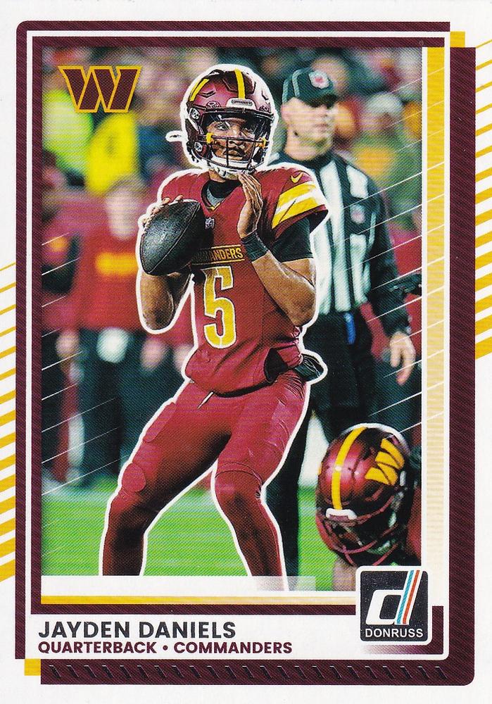 Jayden Daniels #28 Washington Commanders | 2025 Donruss | NFL Football