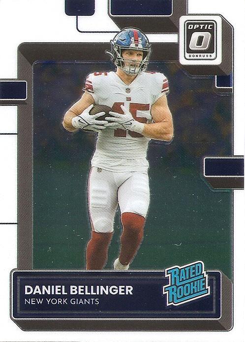 Daniel Bellinger #290 New York Giants | 2022 Donruss Optic | NFL Football