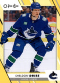 Sheldon Dries #290 Vancouver Canucks | 2023-24 O-Pee-Chee Yellow Border