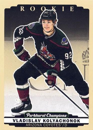 Vladislav Kolyachonok #290 Arizona Coyotes | 2022-23 Parkhurst Champions