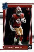 Elijah Mitchell #291 San Francisco 49ers | 2021 Donruss Optic | NFL Football