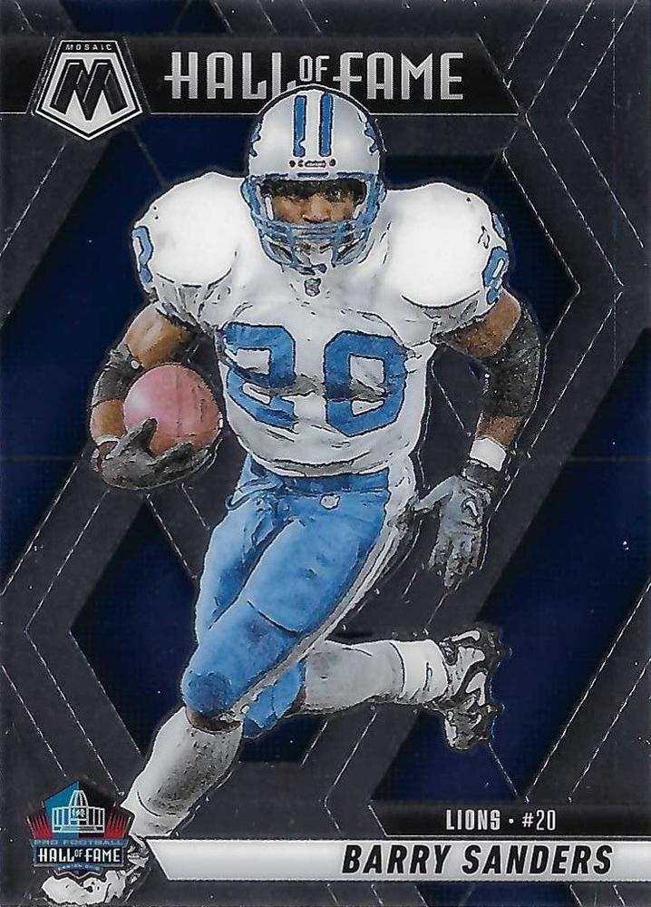Barry Sanders Hall of Fame #291 Detroit Lions | 2025 Panini Mosaic | NFL Football