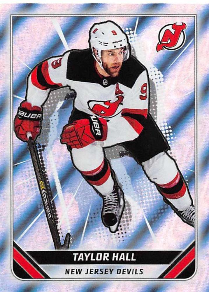 Taylor Hall FOIL #294 New Jersey Devils | 2019-20 Topps NHL Sticker Collection