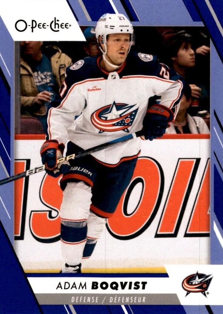 Adam Boqvist #294 Columbus Blue Jackets | 2023-24 O-Pee-Chee Blue Border