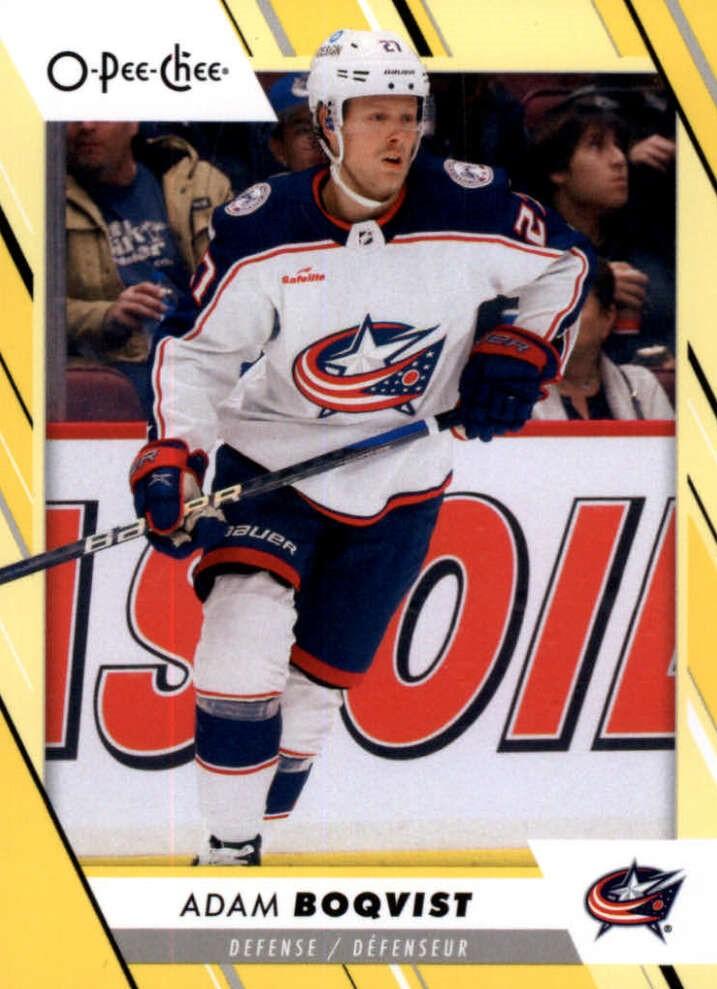 Adam Boqvist #294 Columbus Blue Jackets | 2023-24 O-Pee-Chee Yellow Border