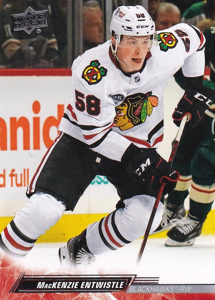 MacKenzie Entwistle #295 Chicago Blackhawks | 2022-23 Upper Deck