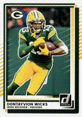Dontayvion Wicks #295 Green Bay Packers | 2025 Donruss | NFL Football