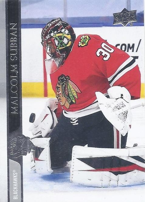Malcolm Subban #296 Chicago Blackhawks | 2020-21 Upper Deck