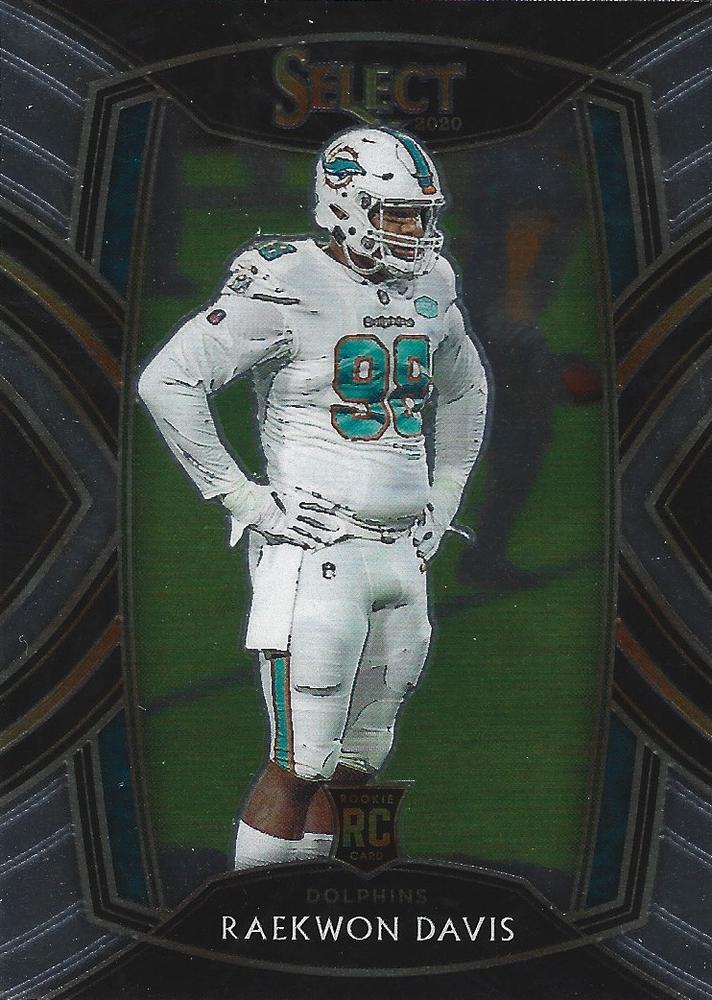 Raekwon Davis #296 Miami Dolphins | 2020 Panini Select |  | NFL Football