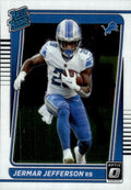 Jermar Jefferson #296 Detroit Lions | 2021 Donruss Optic | NFL Football