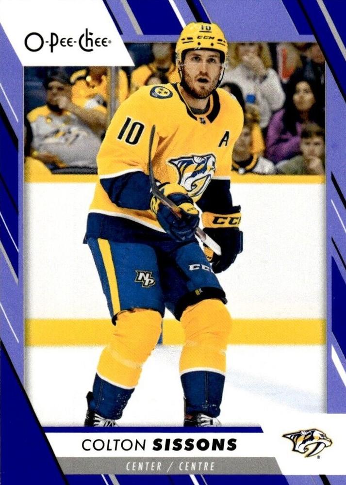 Colton Sissons #296 Nashville Predators | 2023-24 O-Pee-Chee Blue Border