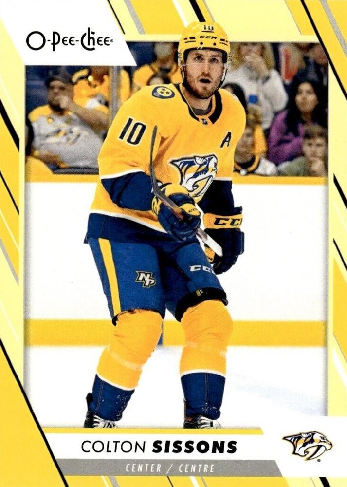 Colton Sissons #296 Nashville Predators | 2023-24 O-Pee-Chee Yellow Border
