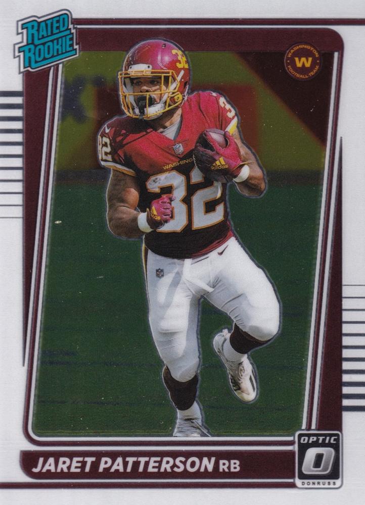 Jaret Patterson #297 Washington Football Team | 2021 Donruss Optic | NFL Football